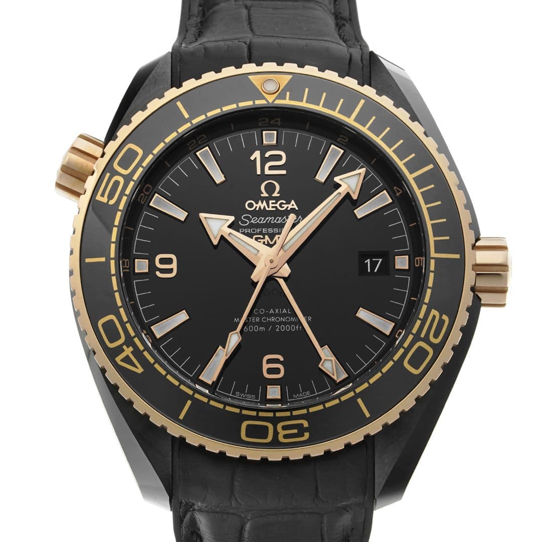 OMEGA SEAMASTER PLANET OCEAN 600 CO AXIAL MASTER CHRONOMETER GMT DEEP BLACK