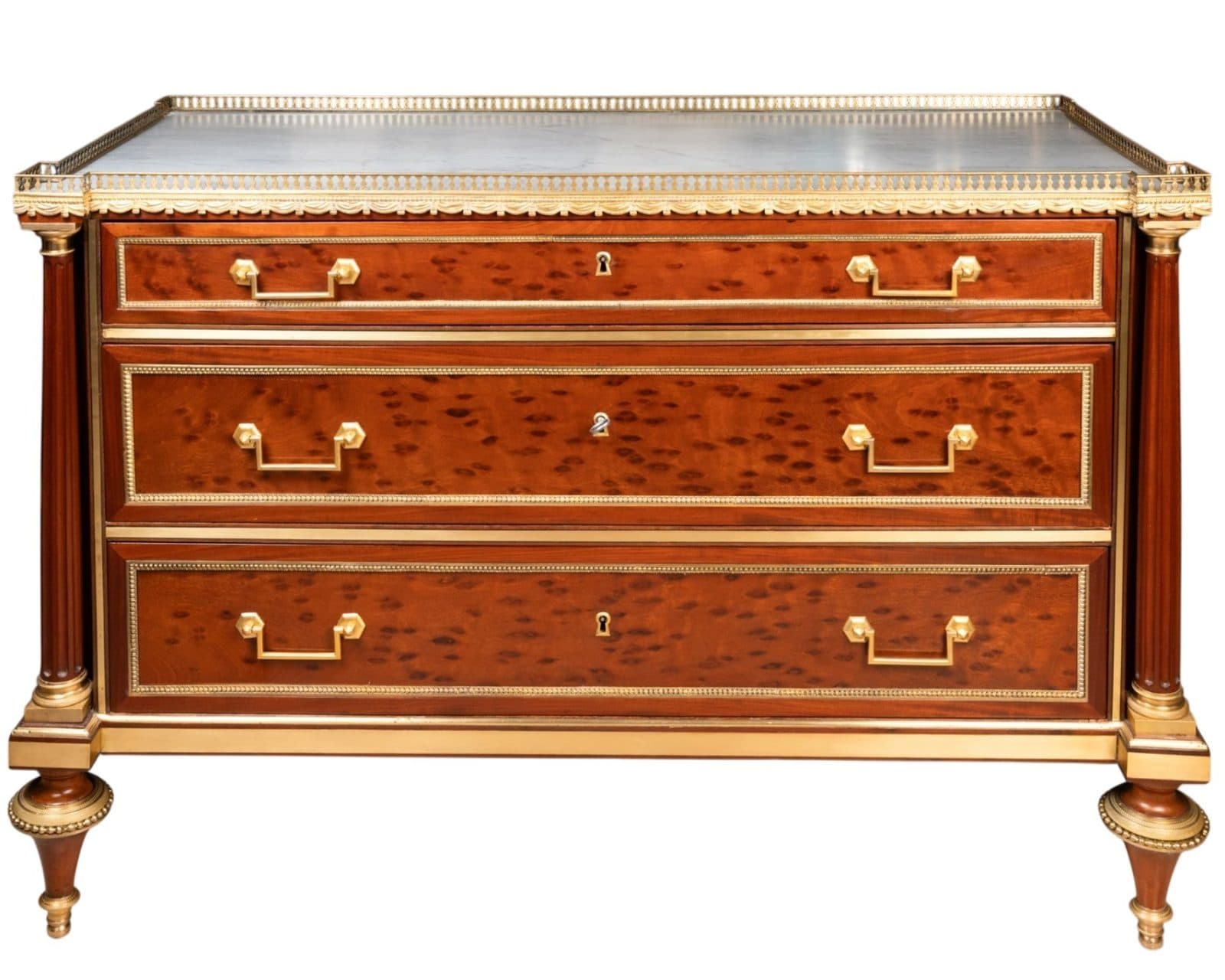 Commode en acajou, époque Louis XVI