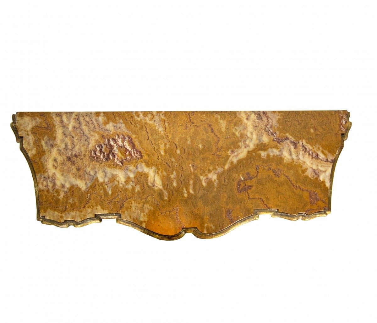 Console en bois sculpté et doré, XVIIIe siècle — vue 4