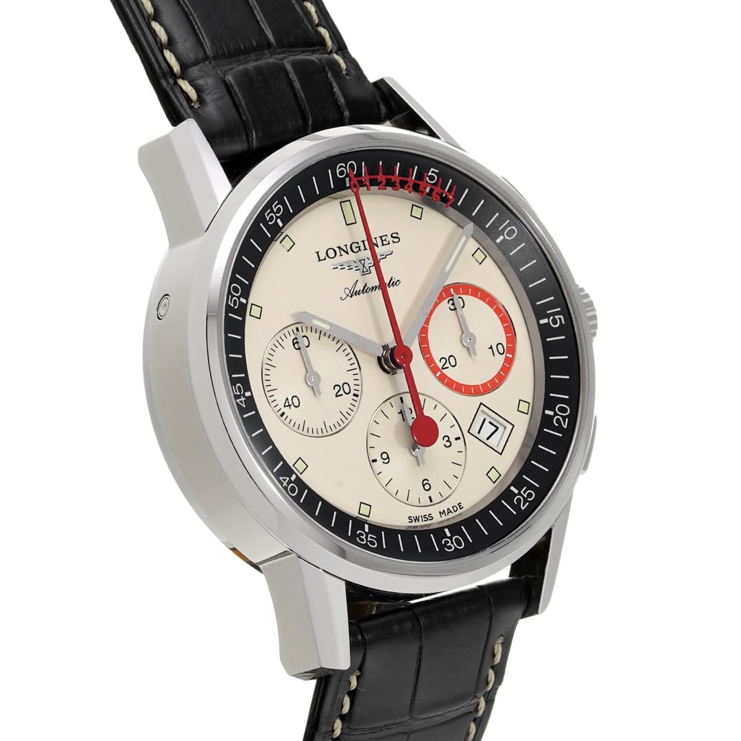 Longines Heritage Chronographe Record à roue à colonnes — vue 3
