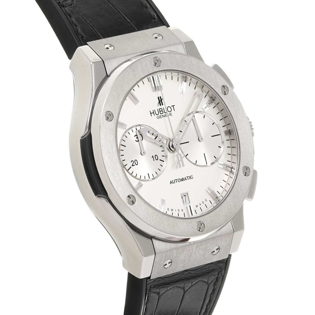 Hublot Classic Fusion Titanium Chronograph Opaline — vue 3