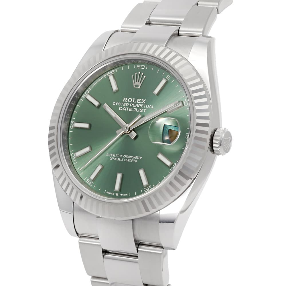 Rolex Datejust 41 Green Mint — vue 2
