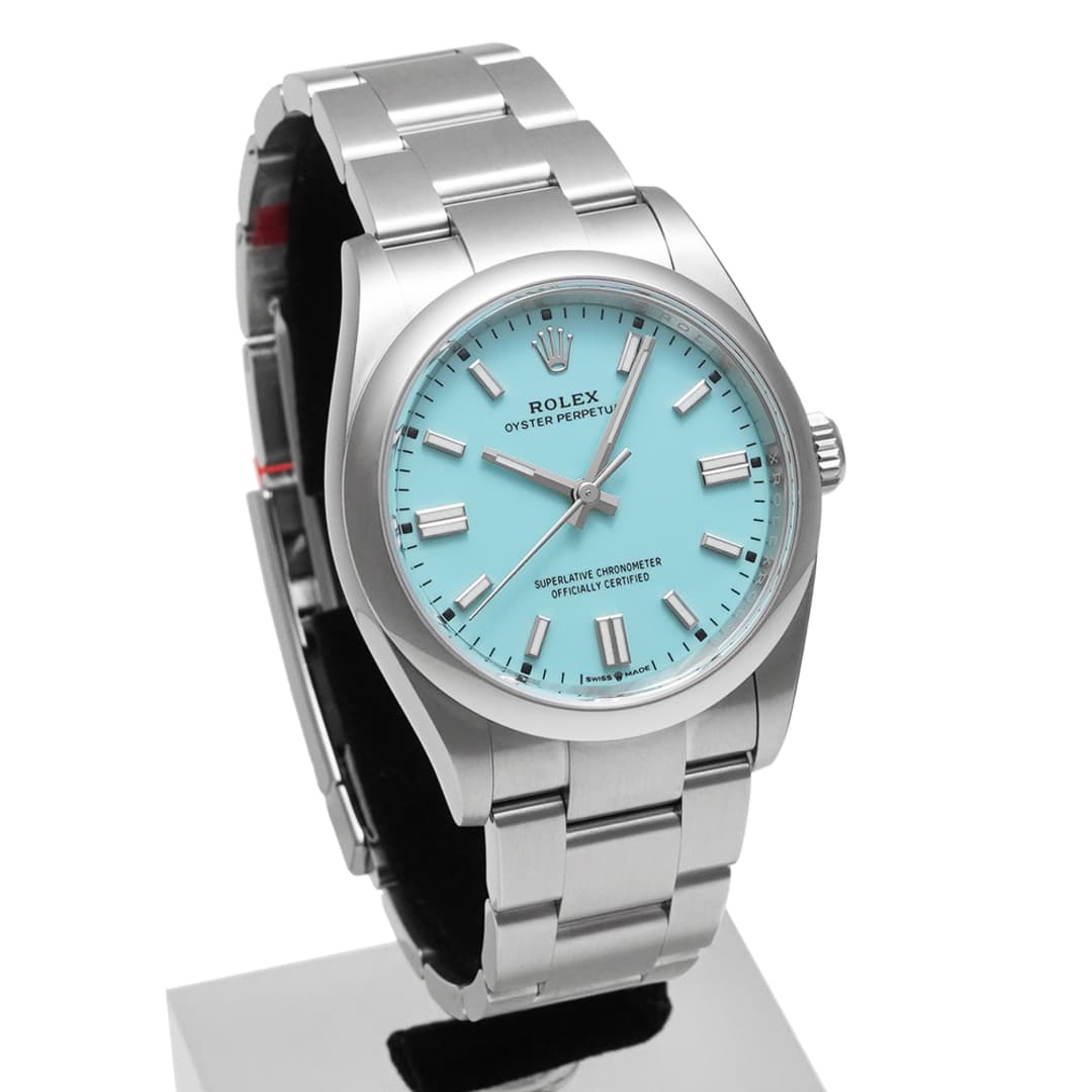 Rolex Oyster Perpetual 36 Green — vue 3