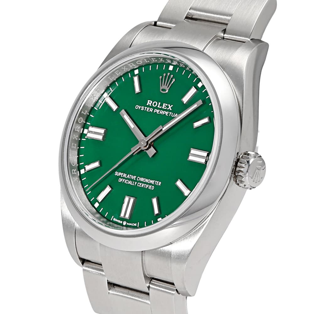 Rolex Oyster Perpetual 36 Green — vue 2