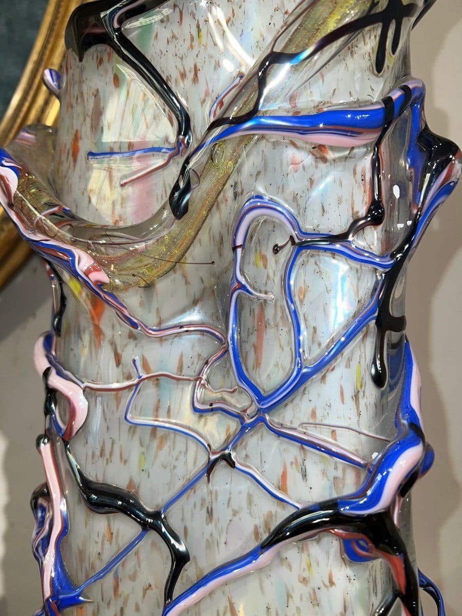 Murano Grand vase polychrome des années 1960 — vue 2