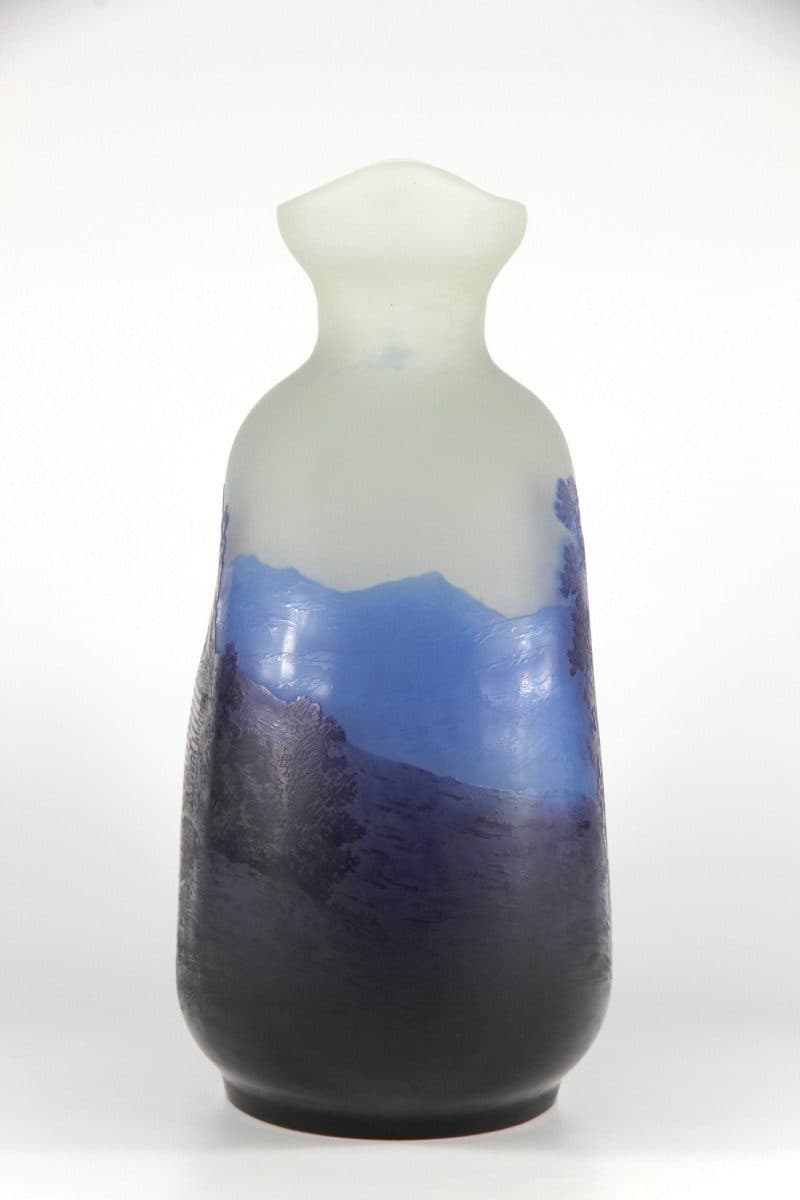 Émile Gallé Important vase « Les Alpes » — vue 5