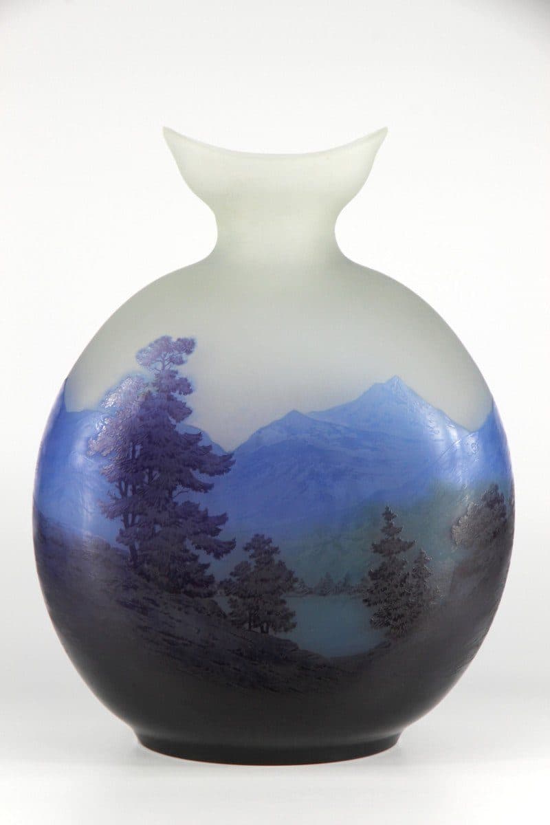 Émile Gallé Important vase « Les Alpes » — vue 6
