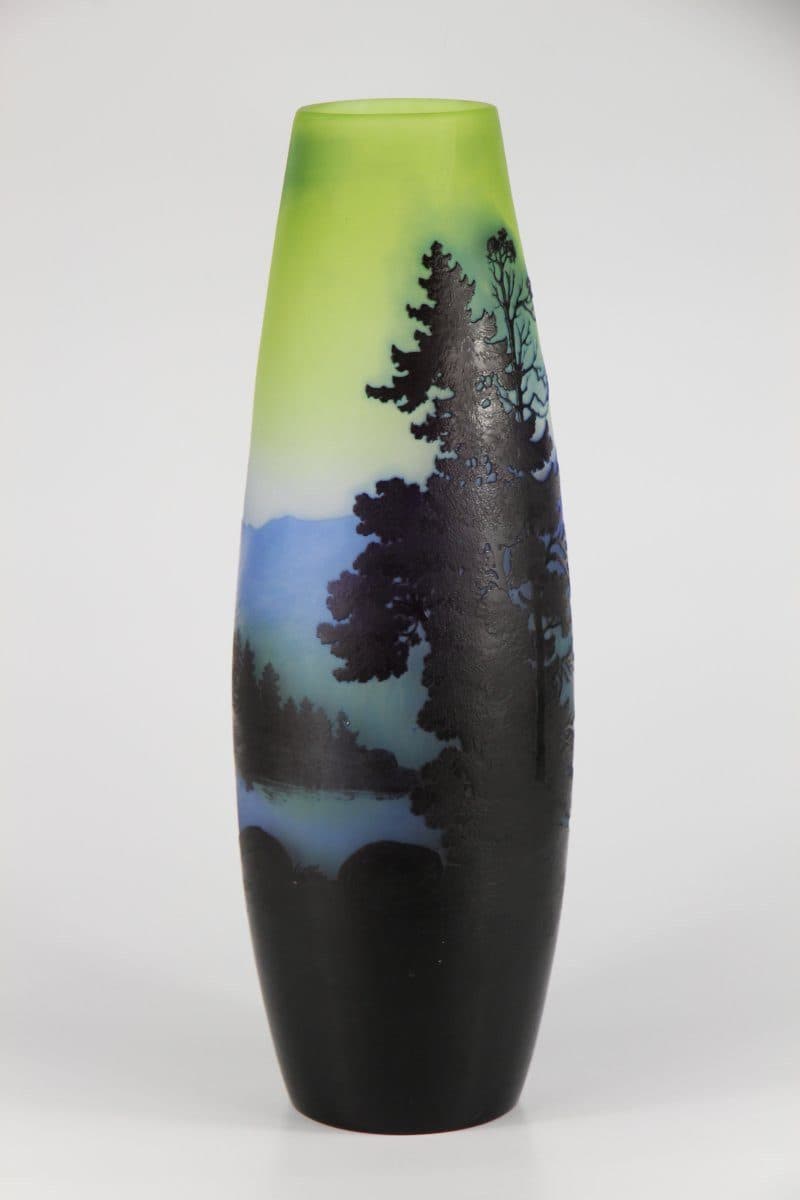 Gallé Grand vase « Paysage Alpin » — vue 6