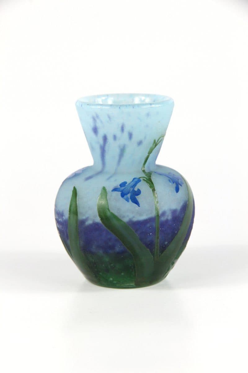 Vase Daum Nancy à décor de jacinthes — vue 3