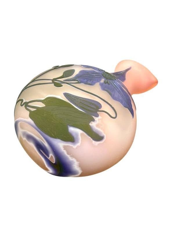 Gallé, vase gourde aux clématites — vue 2